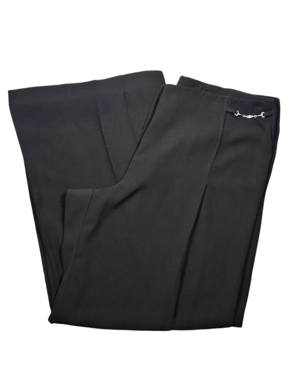 Addition Elle Women's Plus Size 16 Black Wide-Leg Trousers Made in Canada...